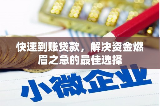 阳山快速到账贷款，解决资金燃眉之急的最佳选择
