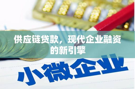 阳山供应链贷款，现代企业融资的新引擎