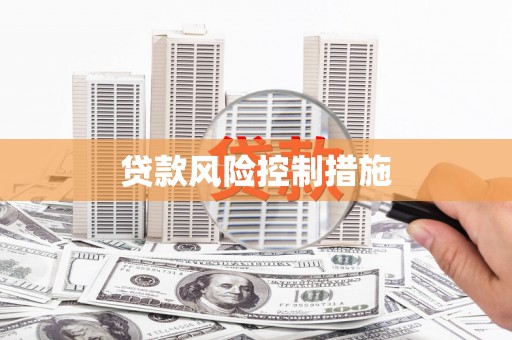 阳山贷款风险控制措施