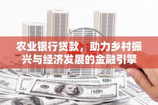 阳山农业银行贷款，助力乡村振兴与经济发展的金融引擎