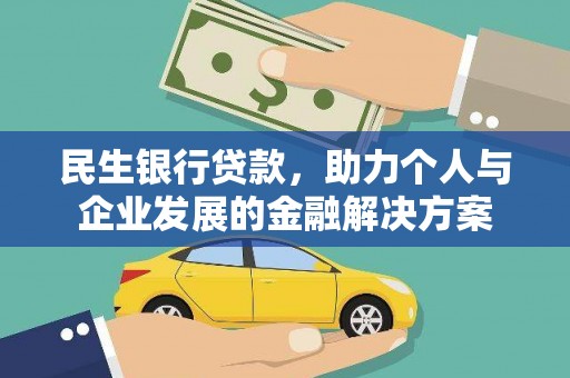 阳山民生银行贷款，助力个人与企业发展的金融解决方案