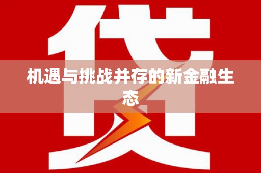 阳山机遇与挑战并存的新金融生态