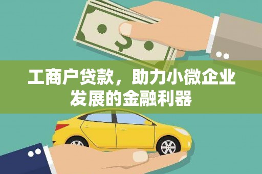阳山工商户贷款，助力小微企业发展的金融利器