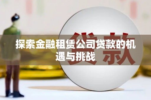 阳山探索金融租赁公司贷款的机遇与挑战