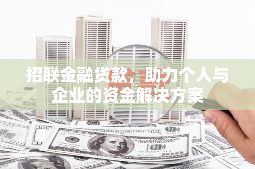 阳山招联金融贷款，助力个人与企业的资金解决方案