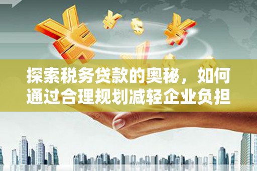 阳山探索税务贷款的奥秘，如何通过合理规划减轻企业负担