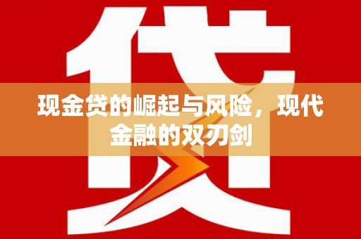 阳山现金贷的崛起与风险，现代金融的双刃剑