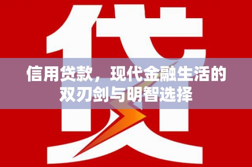 阳山信用贷款，现代金融生活的双刃剑与明智选择