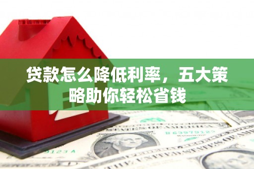 阳山贷款怎么降低利率，五大策略助你轻松省钱