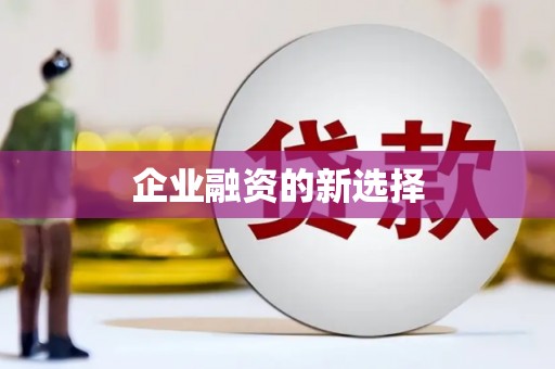 阳山企业融资的新选择
