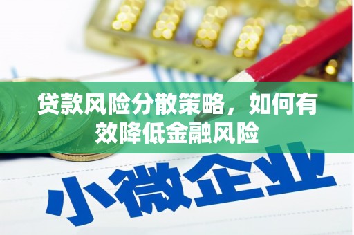 阳山贷款风险分散策略，如何有效降低金融风险