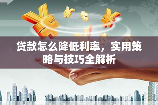 阳山贷款怎么降低利率，实用策略与技巧全解析
