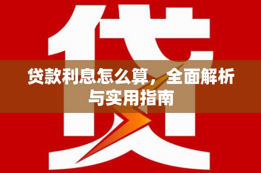 阳山贷款利息怎么算，全面解析与实用指南
