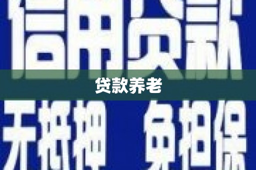 阳山贷款养老