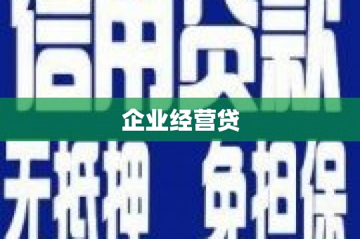 阳山企业经营贷