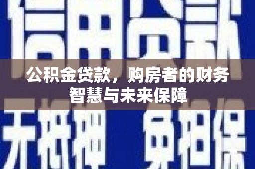 阳山公积金贷款，购房者的财务智慧与未来保障