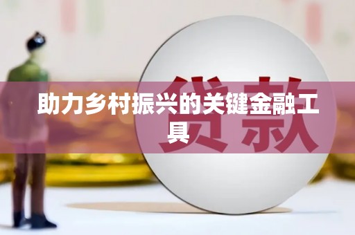 阳山助力乡村振兴的关键金融工具
