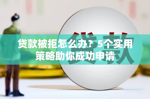 阳山贷款被拒怎么办？5个实用策略助你成功申请