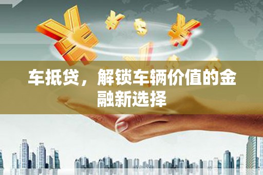 阳山车抵贷，解锁车辆价值的金融新选择