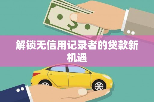 阳山解锁无信用记录者的贷款新机遇