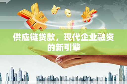 阳山供应链贷款，现代企业融资的新引擎