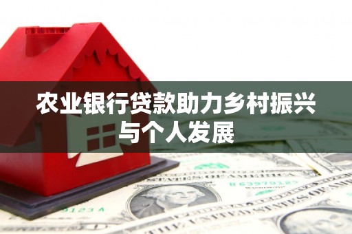 阳山农业银行贷款助力乡村振兴与个人发展