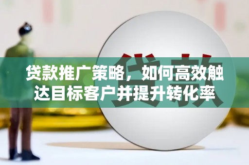阳山贷款推广策略，如何高效触达目标客户并提升转化率