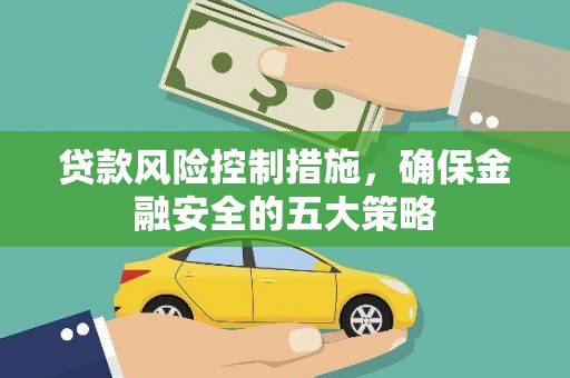 阳山贷款风险控制措施，确保金融安全的五大策略