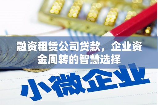 阳山融资租赁公司贷款，企业资金周转的智慧选择