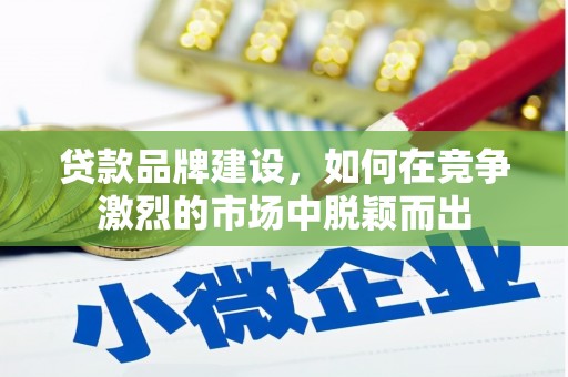 阳山贷款品牌建设，如何在竞争激烈的市场中脱颖而出