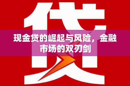 阳山现金贷的崛起与风险，金融市场的双刃剑