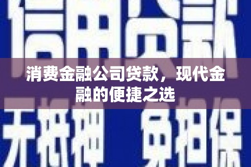 阳山消费金融公司贷款，现代金融的便捷之选
