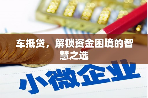阳山车抵贷，解锁资金困境的智慧之选