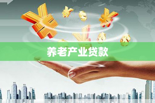 阳山养老产业贷款