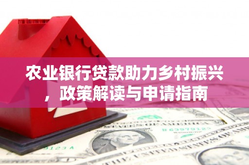 阳山农业银行贷款助力乡村振兴，政策解读与申请指南