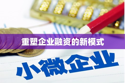 阳山重塑企业融资的新模式