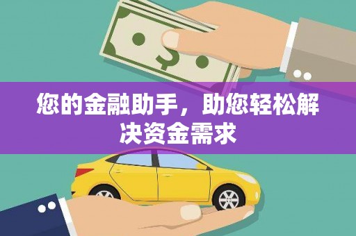 阳山您的金融助手，助您轻松解决资金需求
