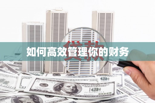 阳山如何高效管理你的财务