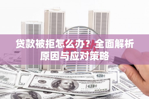 阳山贷款被拒怎么办？全面解析原因与应对策略