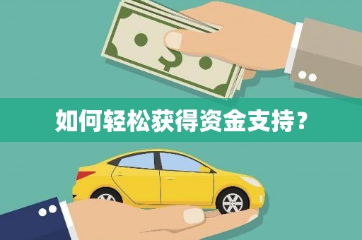 阳山如何轻松获得资金支持？