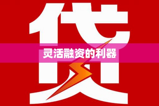 阳山灵活融资的利器