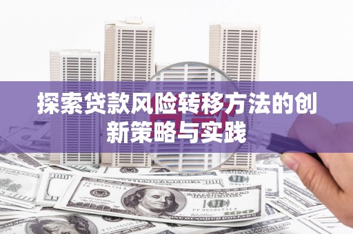 阳山探索贷款风险转移方法的创新策略与实践
